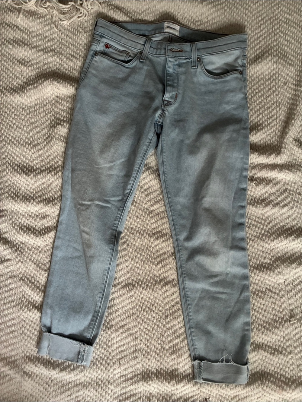 Hudson Jeans Light Blue Boyfriend Jeans